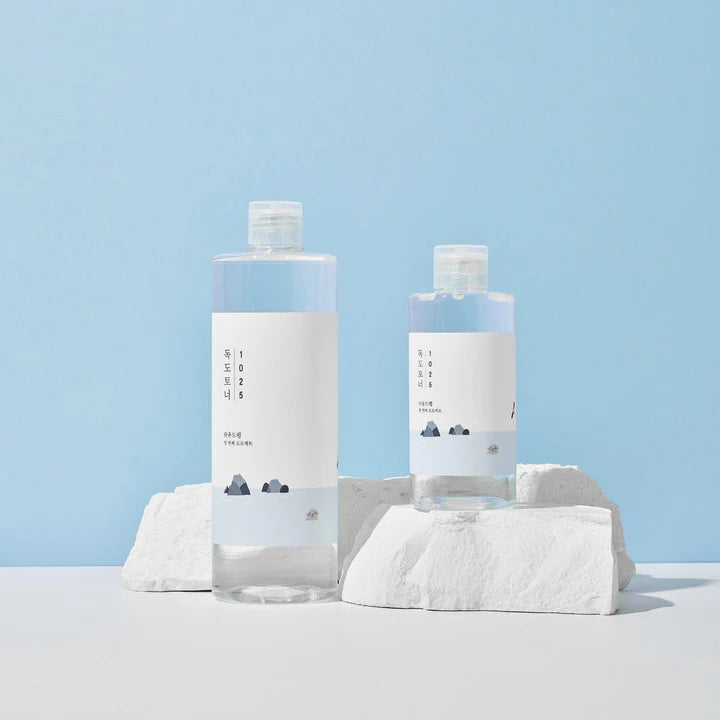 ROUND LAB 1025 Dokdo Toner 6.76 Fl Oz, Oil Control and Reduces Excess Sebum, Gentle Exfoliating Facial Toner, Deep Sea Water for Moisturization