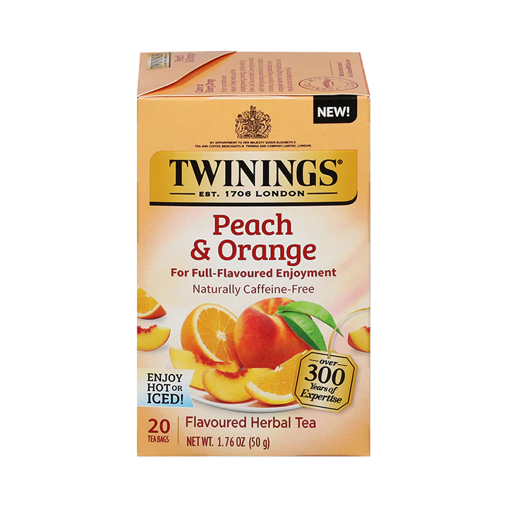 Twining Tea Peach & Orange 20ct