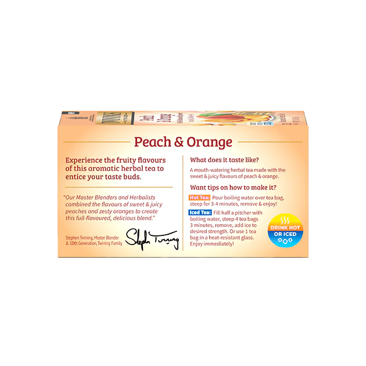 Twining Tea Peach & Orange 20ct