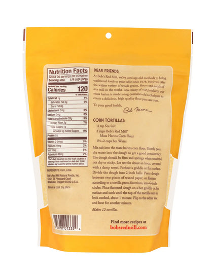 Bob's Red Mill Golden Corn Flour Masa Harina