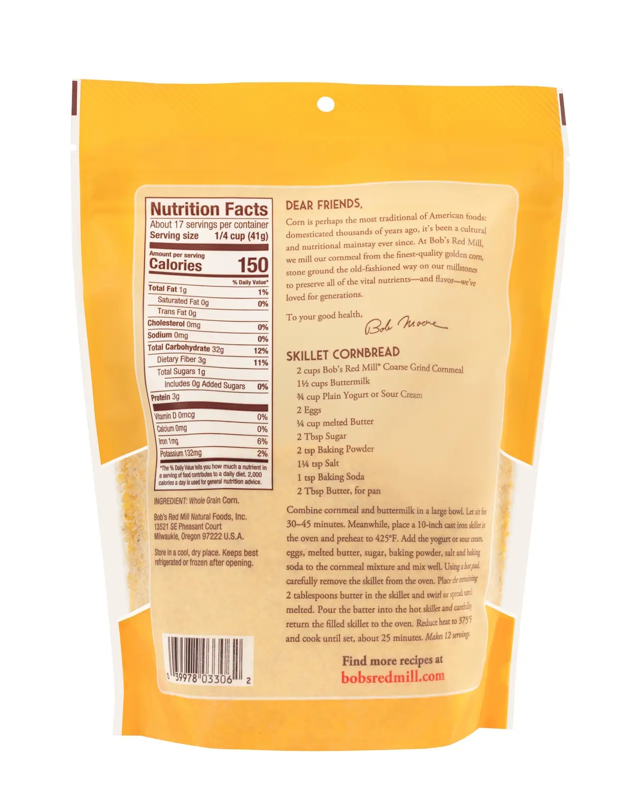 Bob's Red Mill Coarse Grind Cornmeal