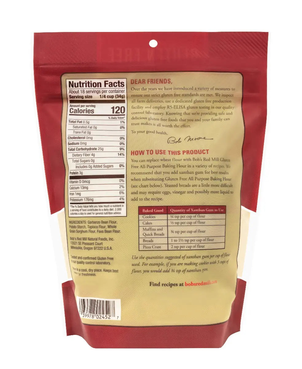 Bob's Red Mill Gluten Free All Purpose Baking Flour