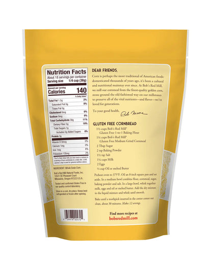 Bob's Red Mill Gluten Free Medium Grind Cornmeal