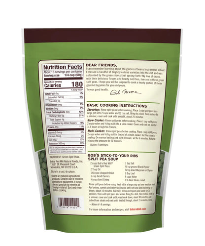 Bob's Red Mill Green Split Peas