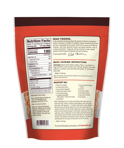 Bob's Red Mill Red Lentils