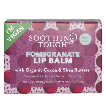 Pomegranate Vegan Lip Balm (Made with Organic Ingredients)