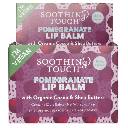 Pomegranate Vegan Lip Balm (Made with Organic Ingredients)
