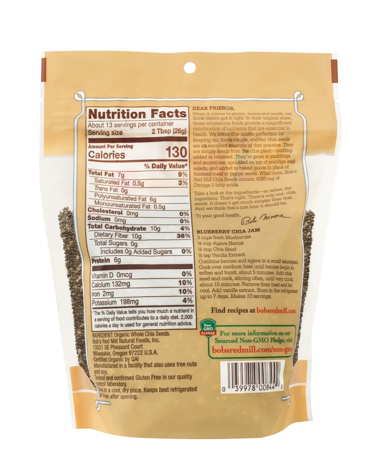 Bob's Red Mill Organic Chia Seeds