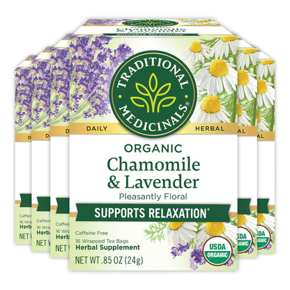 Traditional Medicinals Chamomile & Lavender Tea