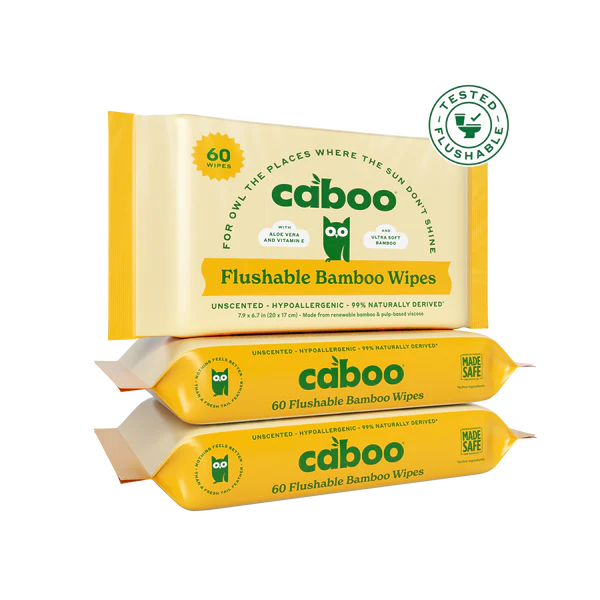 Caboo Bamboo Flushable Wipes