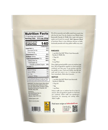 Bob's Red Mill Whole Grain Buttermilk Pancake Mix
