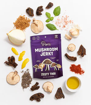 Pan's Zesty Thai Mushroom Jerky