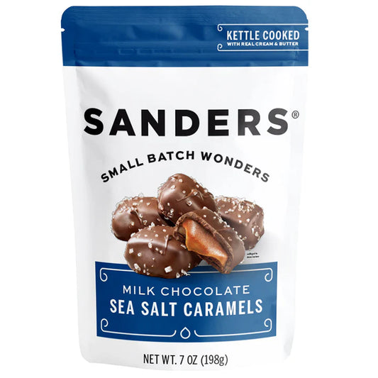 Milk Chocolate Sea Salt Caramels 7 oz.