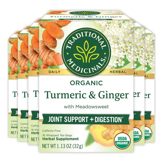 Traditional Medicinals Turmeric & Ginger with Meadowsweet Tea