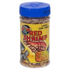 Zoo Med Large Sun-Dried Red Shrimp Aquatic Turtle Food 0.5 oz.