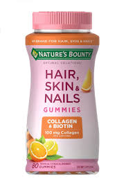 Nature's Bounty Hair, Skin & Nails with Biotin and Collagen, 2500 mcg, 80 Count