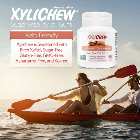 Xylichew Gum - Cinnamon Jar - 60 Pieces
