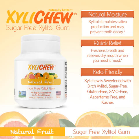 Xylichew Gum - Fruit Jar - 60 Pieces
